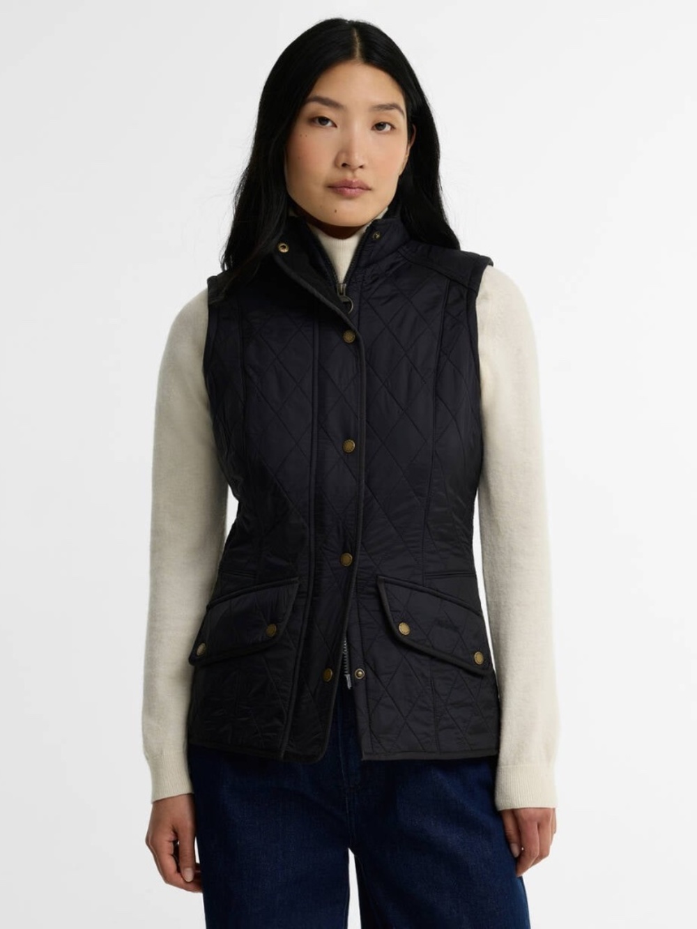 Barbour Cavalry Quilted Gilet Black